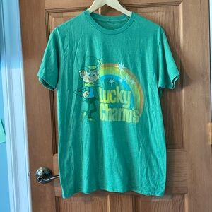 Tee Luv Size Medium Lucky Charm Vintage-look Green T-Shirt NEW